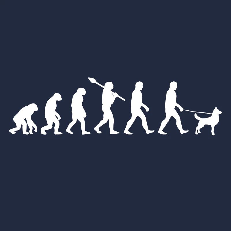 Evolution dog pooch gift