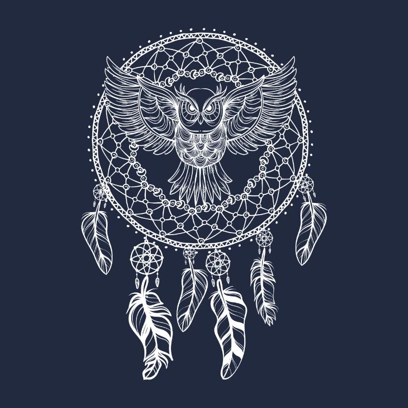 Traumfänger Dreamcatcher mit Eule Geschenk