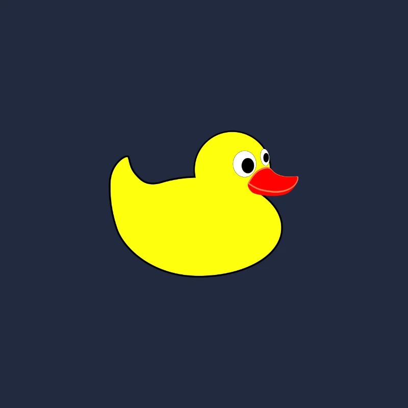 Canard en caoutchouc