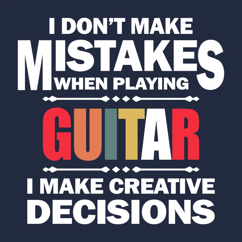 I don't make mistakes when playing guitar Geschenk