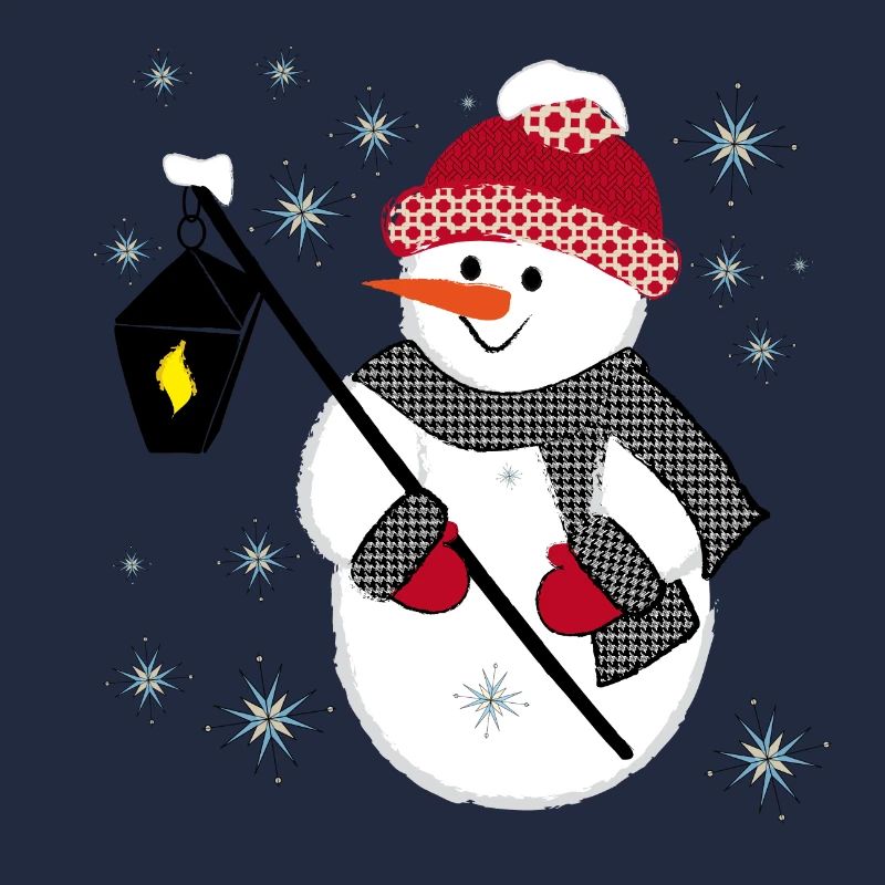 Weihnachtsmotiv Schneemann