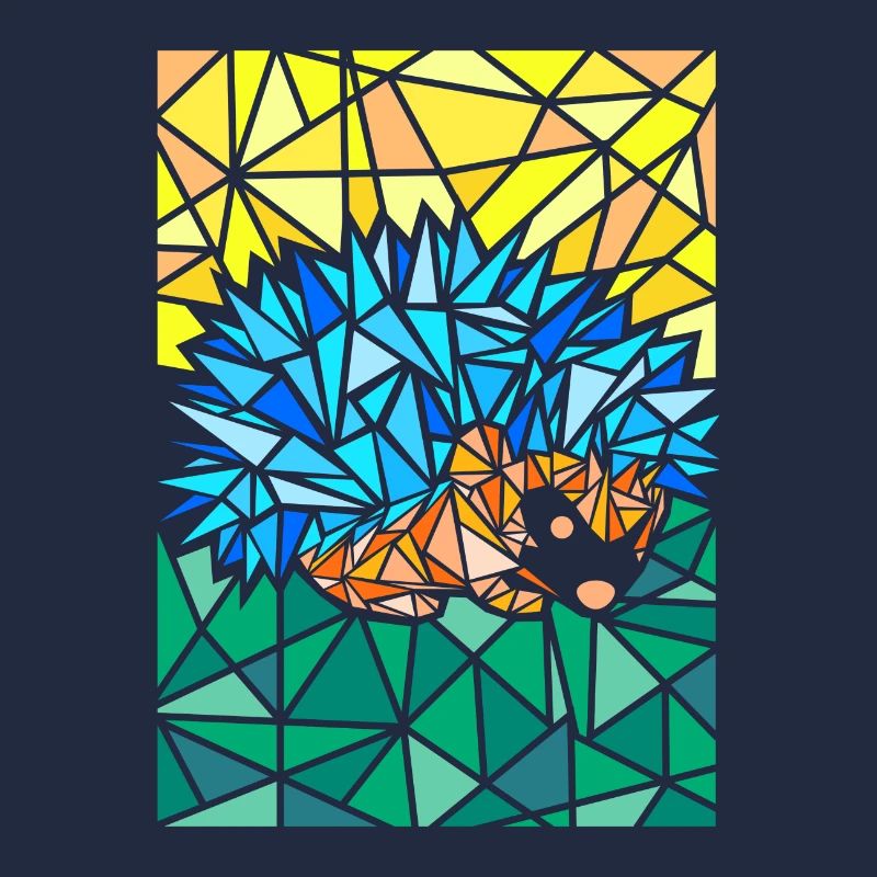 Igel Polygon Abstrakte Kunst