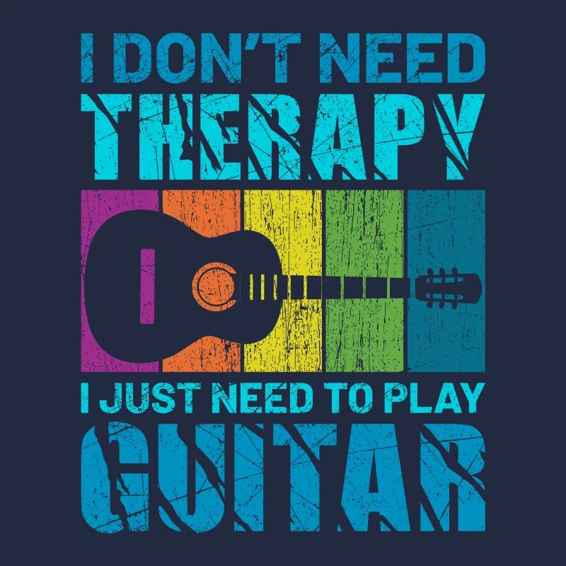 Akustik Gitarre Retro Spruch Geschenk