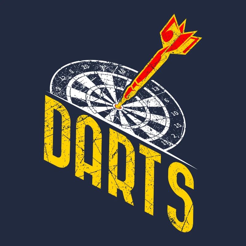 Chemise de fléchettes cool avec jeu de fléchettes et fléchettes