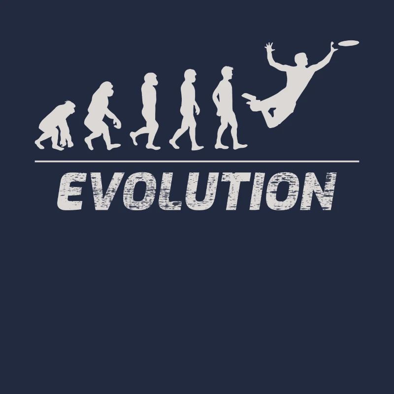 Cadeau drôle de sport de disque d'évolution ultime de Frisbee