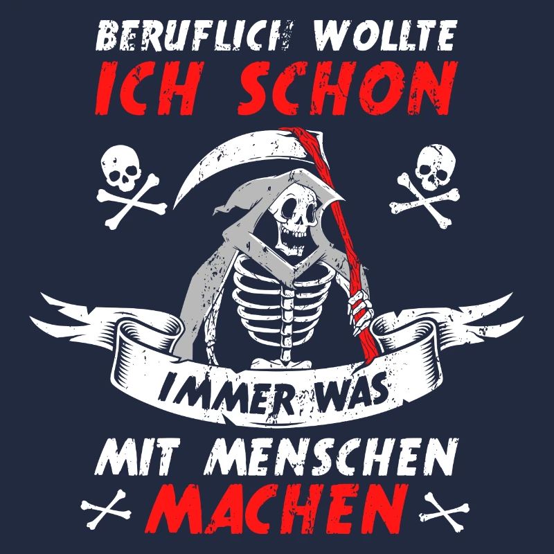 Beruflich Lustiger Sensenmann Spruch Todesengel