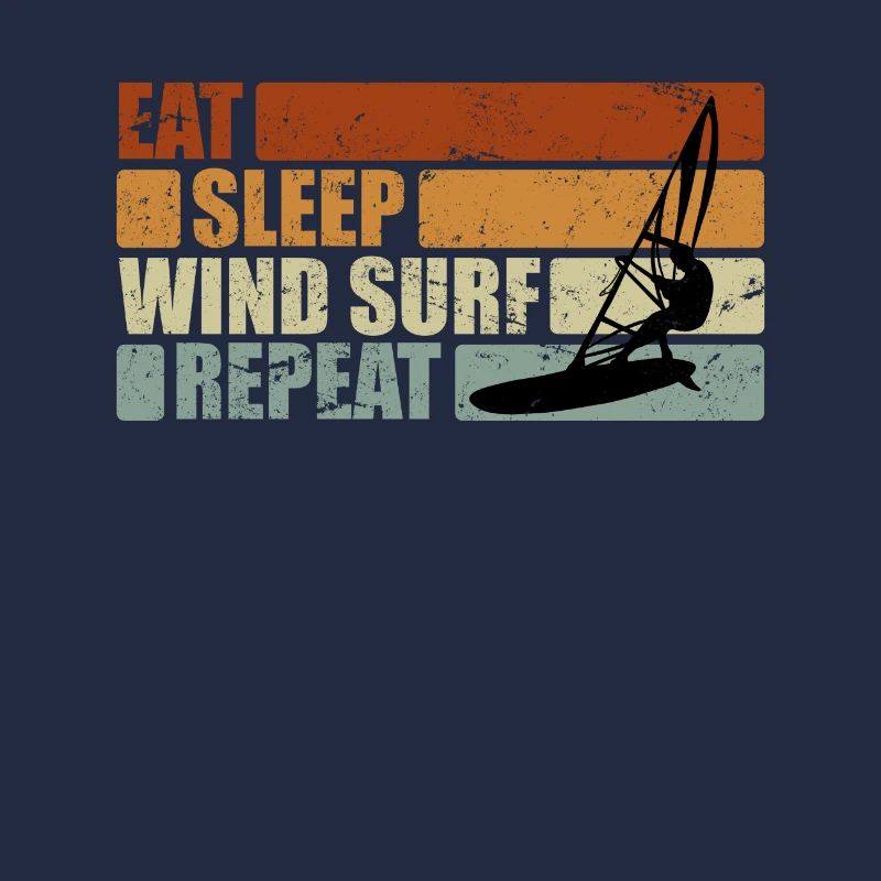Eat Sleep Windsurf Repeat Windsurfer Geschenk