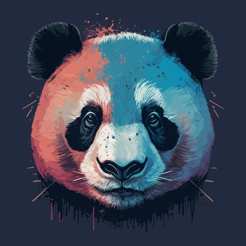 Panda Malerei
