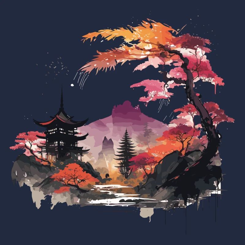 Paysage asiatique