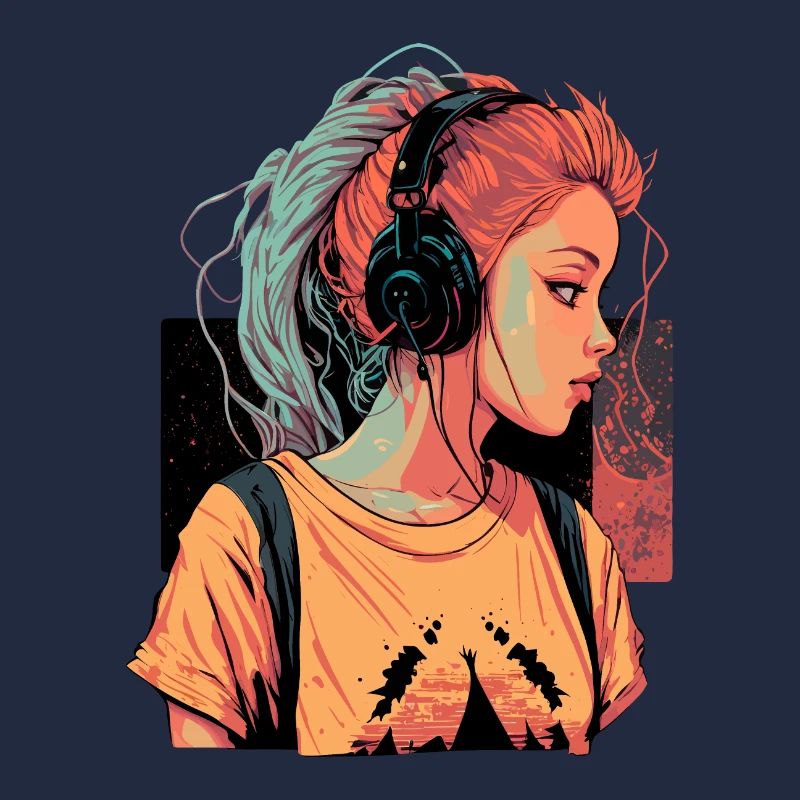 Ästhetische Musik Mädchen