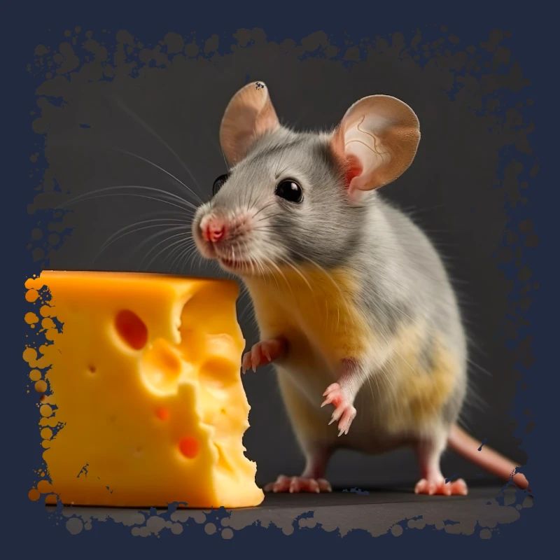 Mice with cheese is a cliché