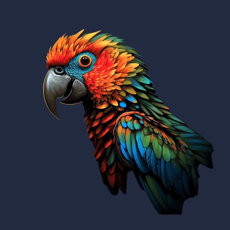 Perroquet coloré
