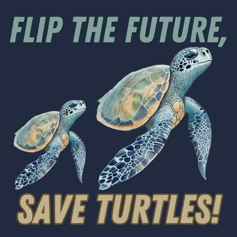 flip the future, save turtles!