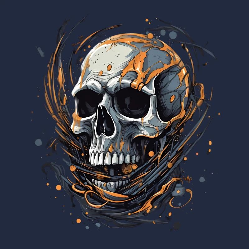 Skelett Halloween Süßes oder Saueres Verkleidung