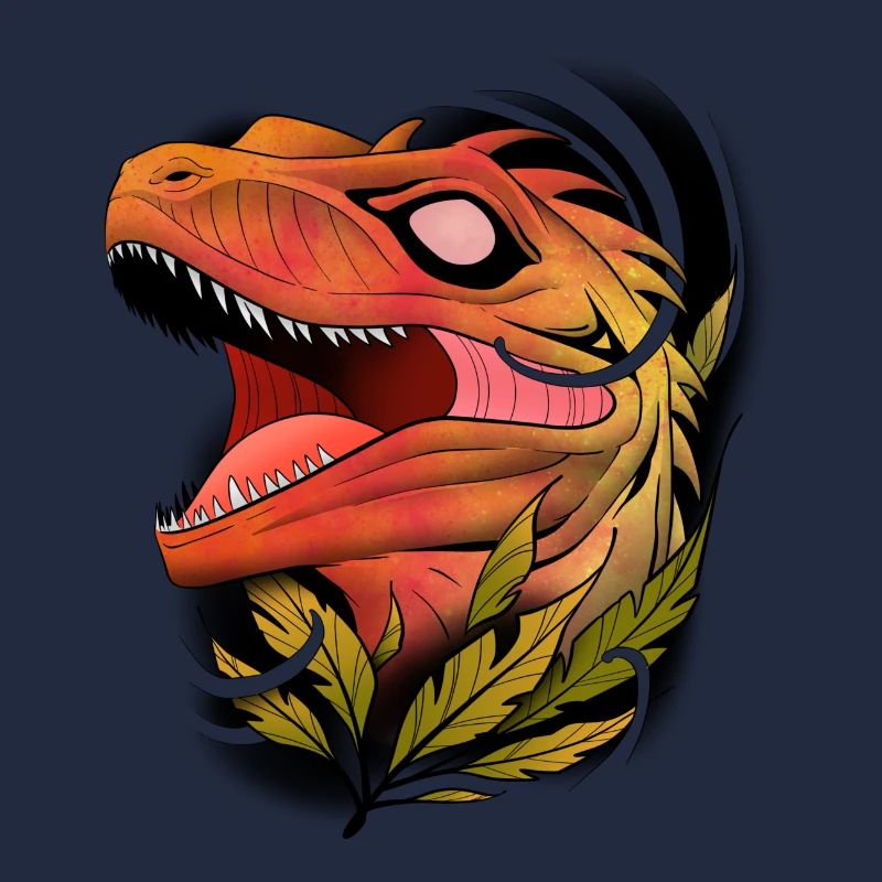 Dino-Raptor-Kunst