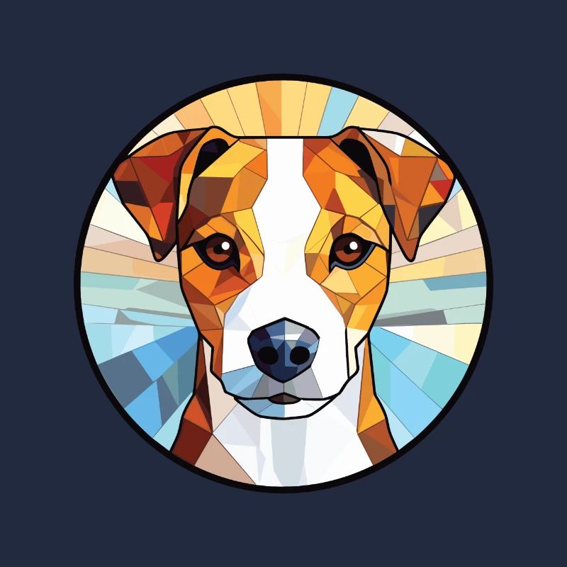 Parson Russell Terrier Hunderasse Aquarellglas