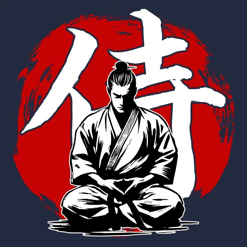 Samurai Ronin Karate Kimono Kampfkunst