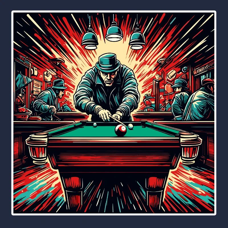 Billard / Boule de billard / 8 boules / billard / Kö