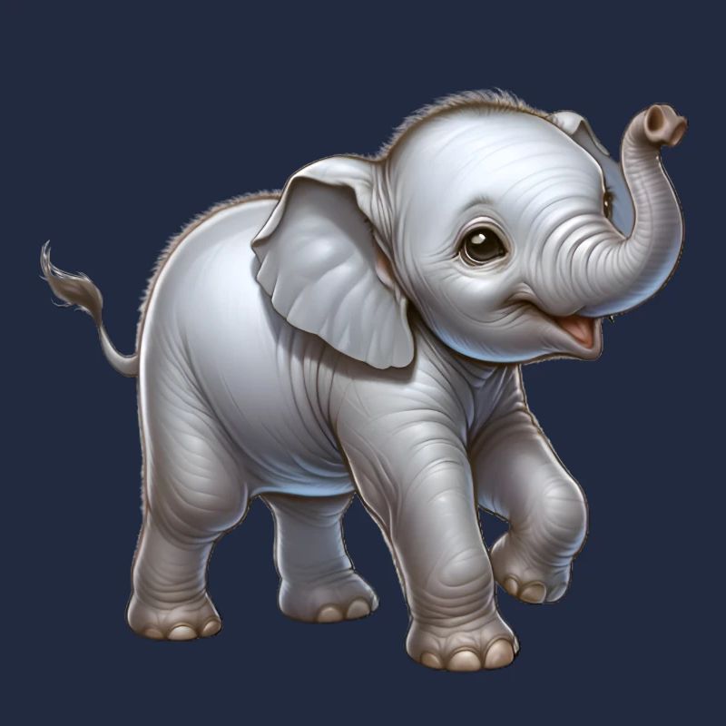Conception d’éléphant mignon (bébé éléphant)