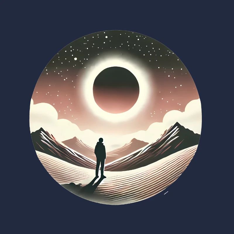 Conception de silhouette Eclipse Gaze