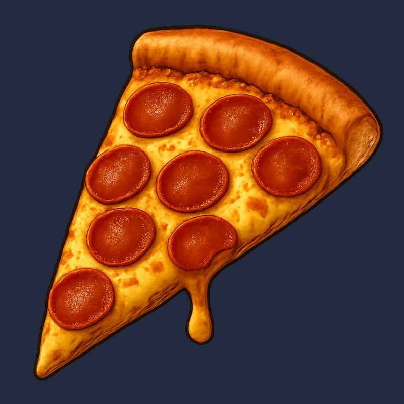 Tranche de pizza – Conception culinaire amusante