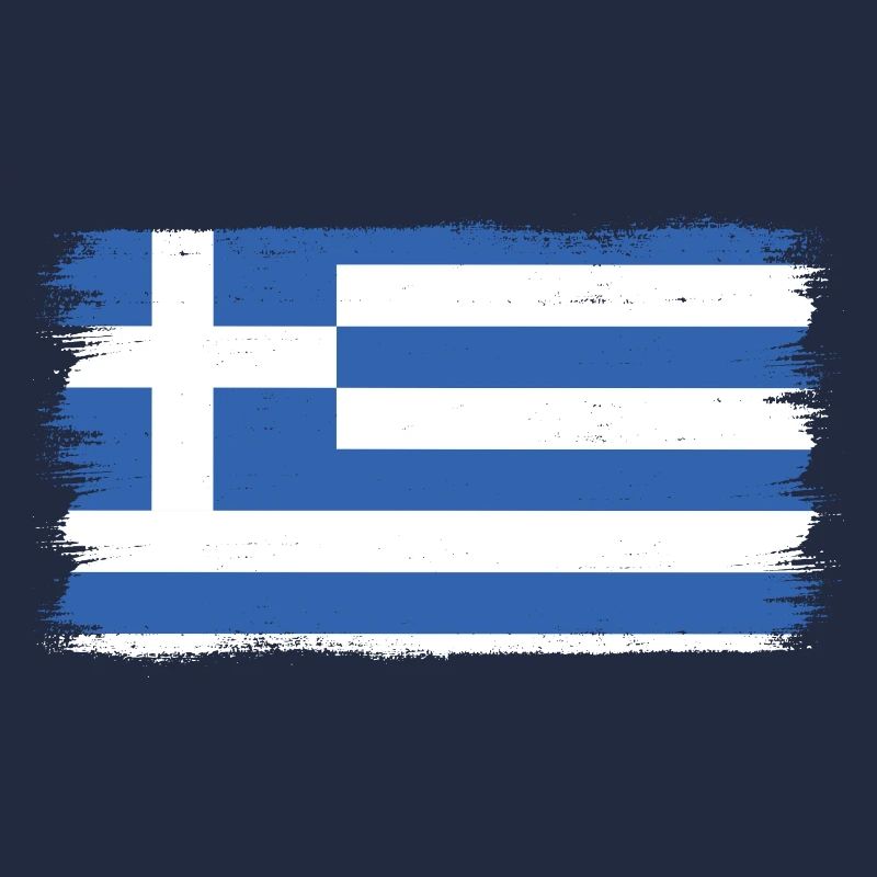 Grèce Drapeau Hellas Athènes Crète Kos GR