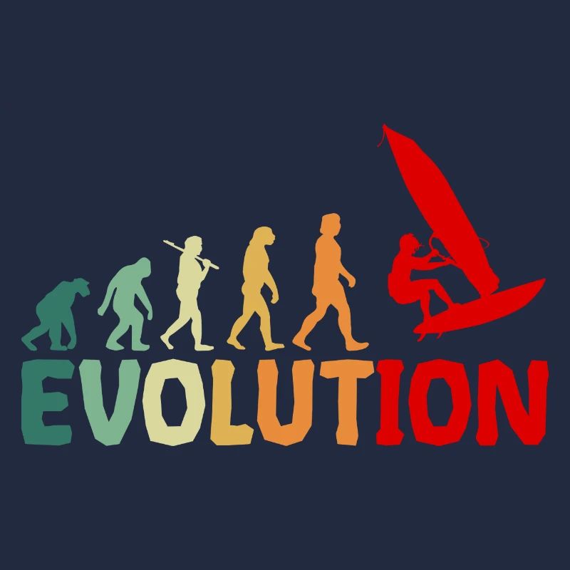 Windsurf Evolution Windsurfen Vintage