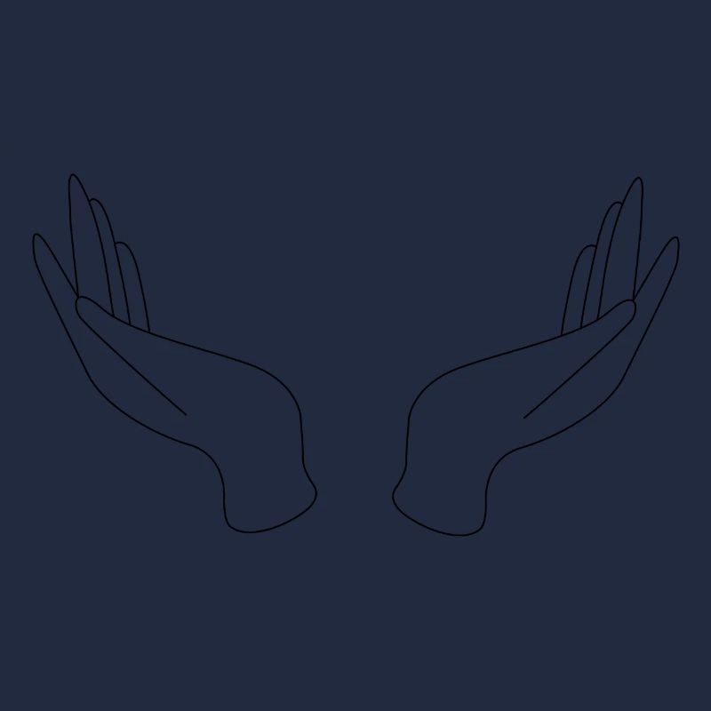 Esothermic hands open (customizable)