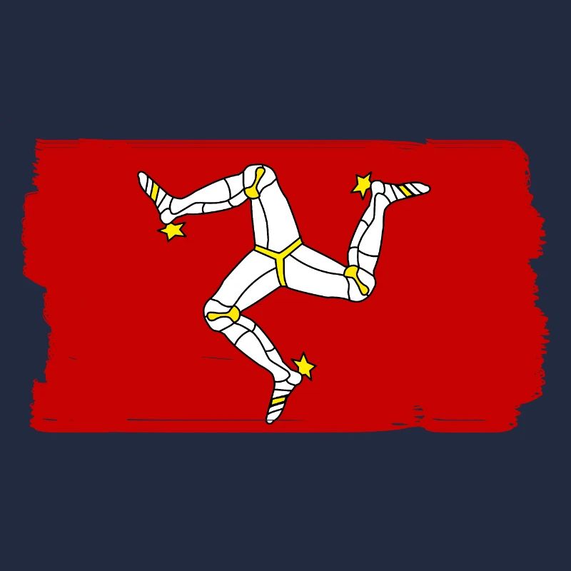 Drapeau de l’île de Man Triskele Drapeau de l’île de Man
