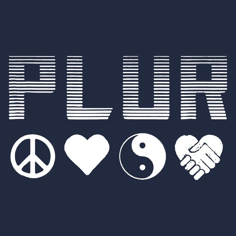 Ensemble de marqueur Peace Love Unity Plur PLUR