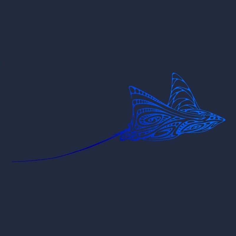 Plongée Dive Rochen Ray Manta Plongeur Scuba Tatouage