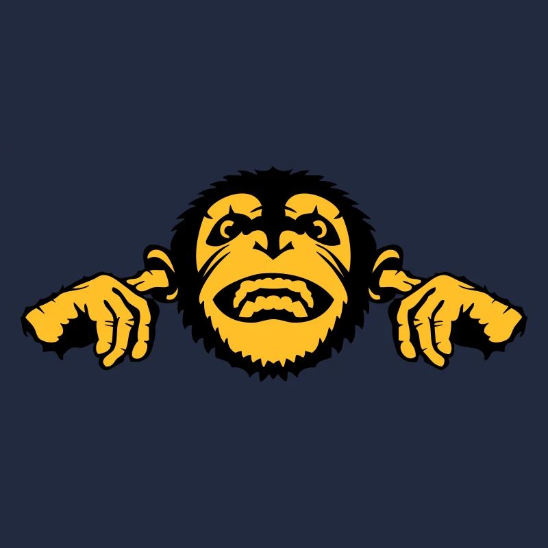 singe chimpanze oreille doigt bouche