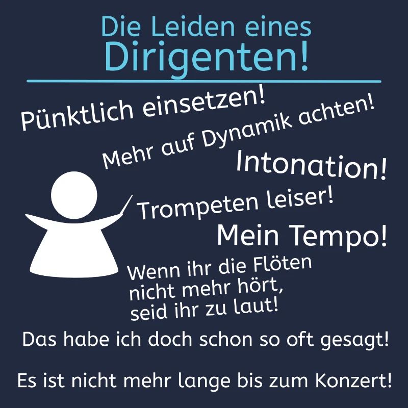 Die Leiden eines Dirigenten Geschenk Orchester