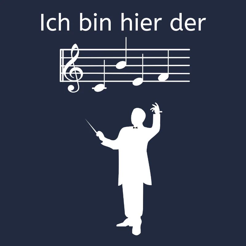 Ich bin hier der Chef Geschenk Dirigent Chorleiter