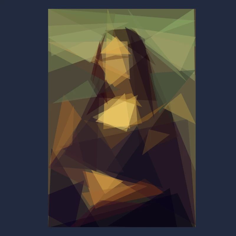 Mona Lisa - triangle