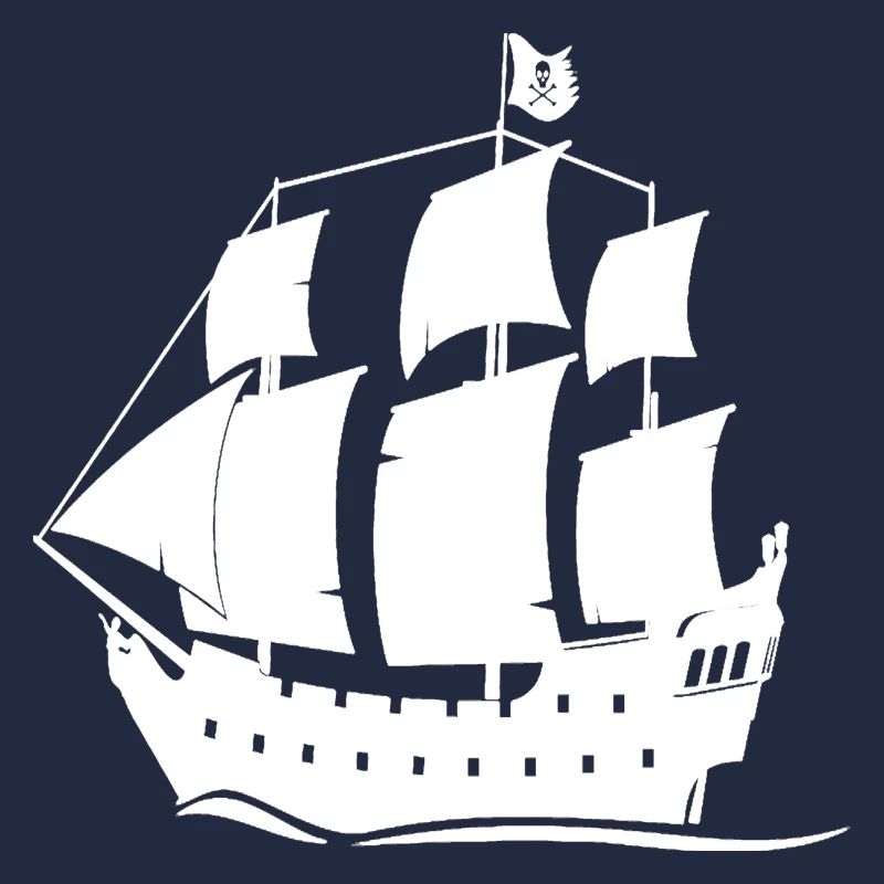 Bateau pirate blanc