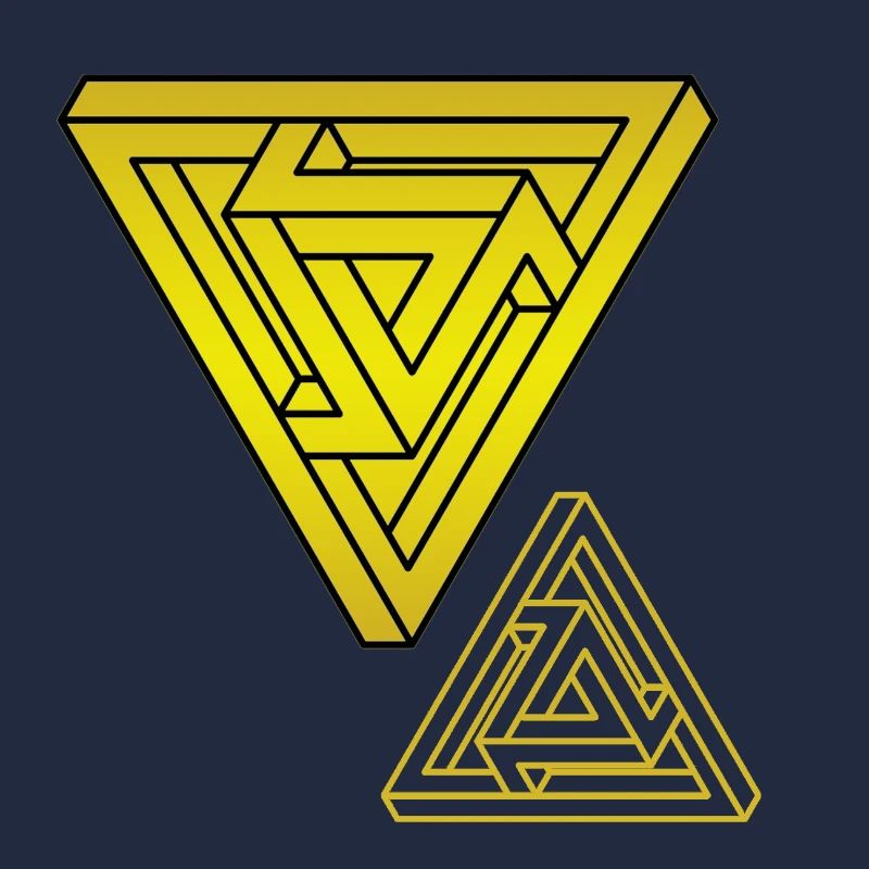 Optical Illusion Triangle