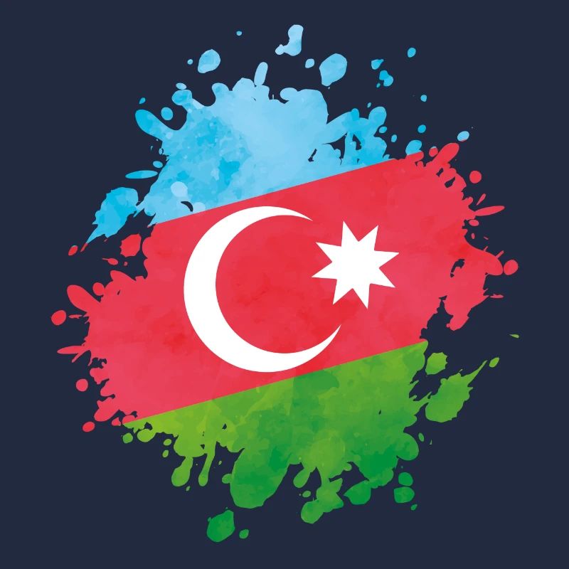 Azerbaïdjan drapeau Azerbaïdjan blob