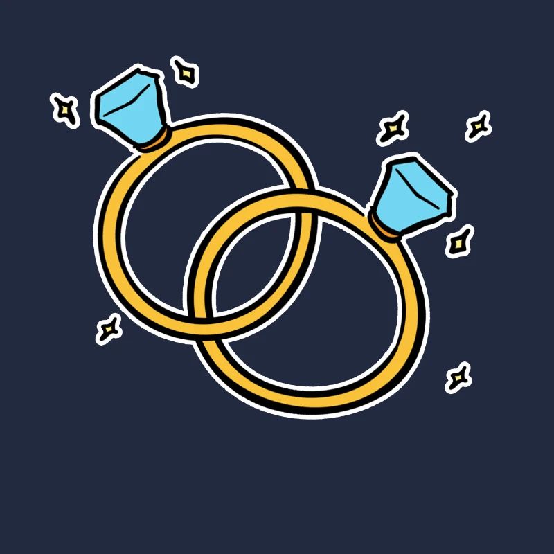 Verschlungene Ringe Geschenk Hochzeit Bling Ehe