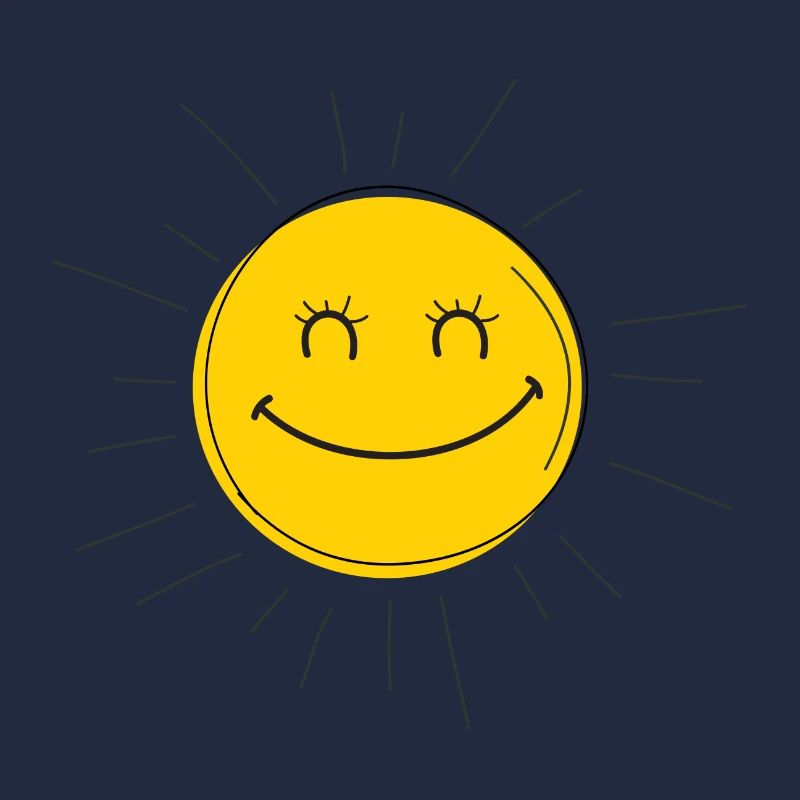 Lächelnde Sonne