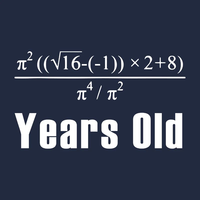 18 years old math saying gift
