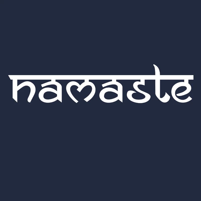 Namaste - weiß
