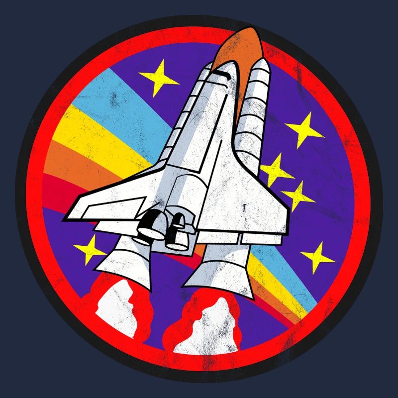 Rocket | Space | Used look | gift idea