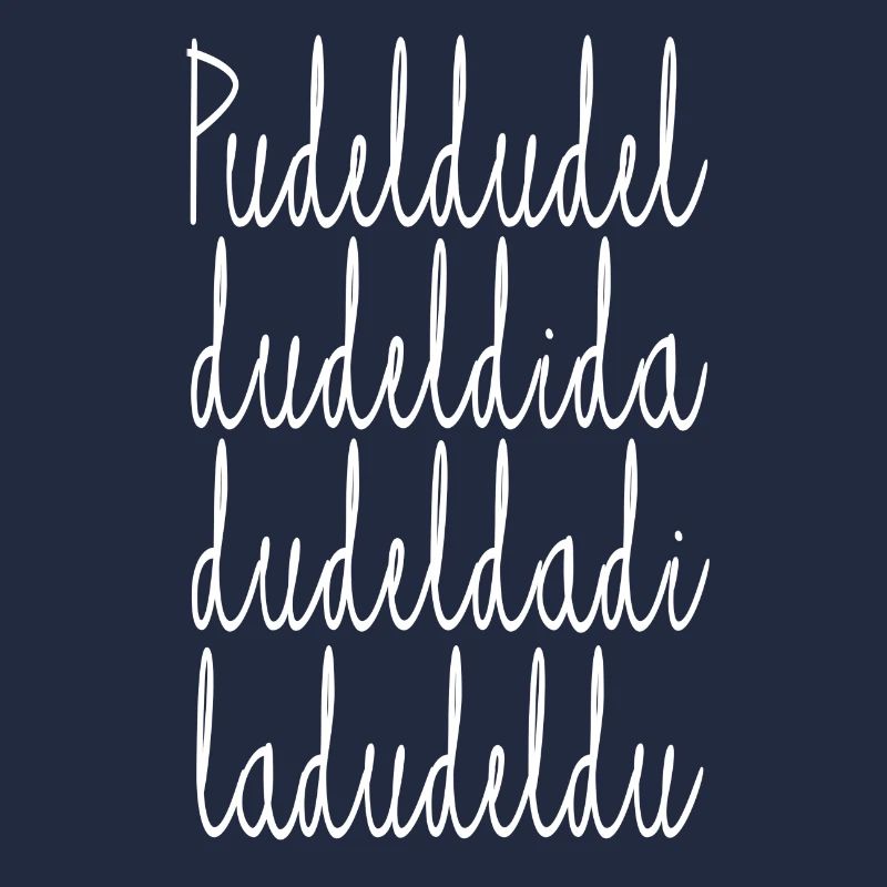 Witziges Pudel Jodeldiplom Hundefans Geschenkidee