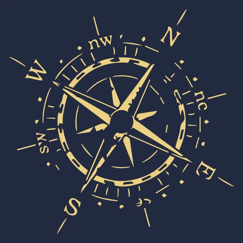 Windrose Kompass Hafen Bstyled | Freizeitmode