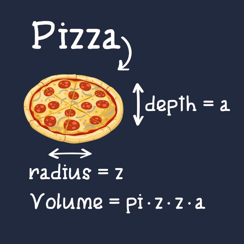 Pizza Pi Mathe Formel Geschenk