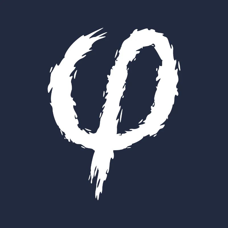 Brosse d'icône signe phi