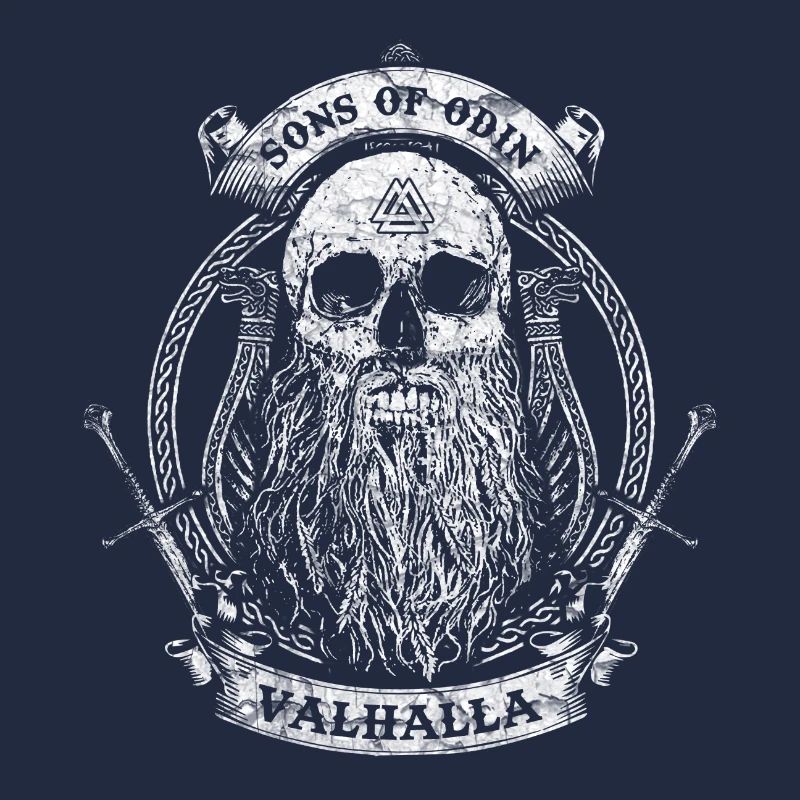 Valhalla Odin Wikinger Motiv