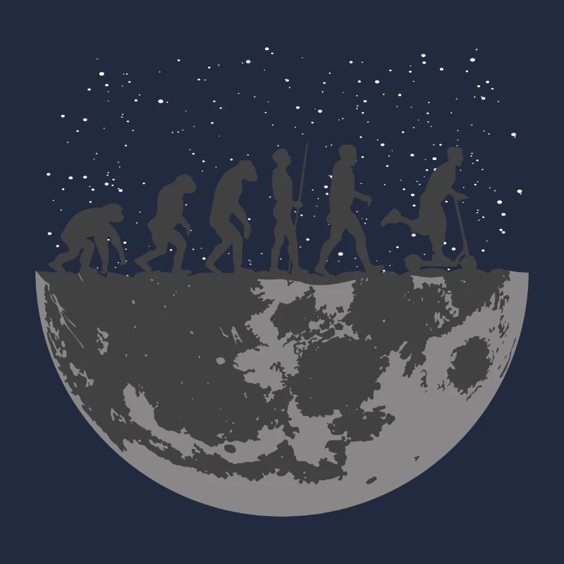 Tretroller E-Roller Elektroroller Evolution Mond