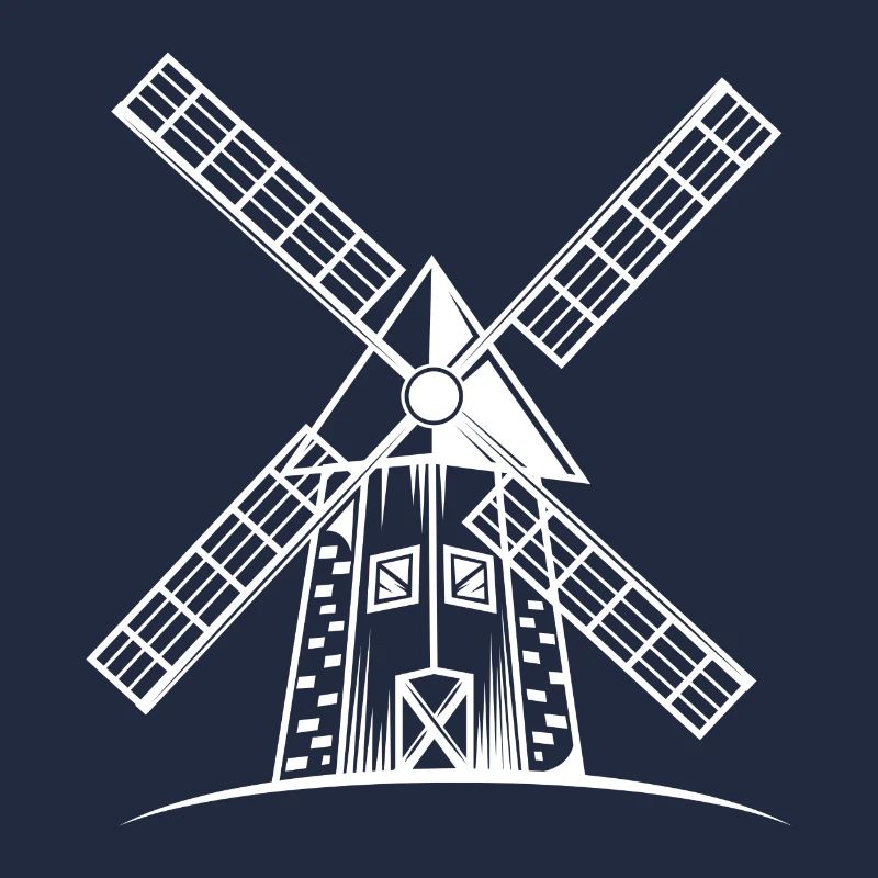 Windmill Silhouette
